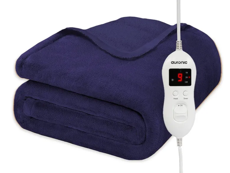 Auronic 1-Persoons elektrische deken - Blue