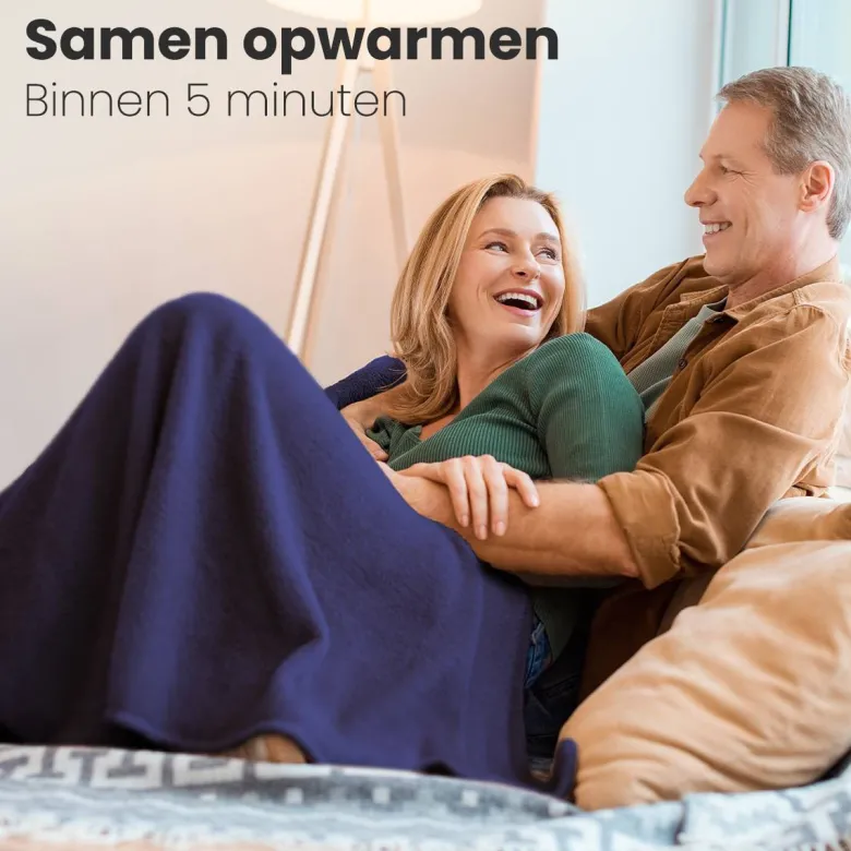 Auronic 2-persoons elektrische deken - Blue