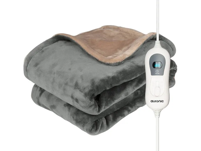 Auronic 2-Persoons elektrische deken - Grey