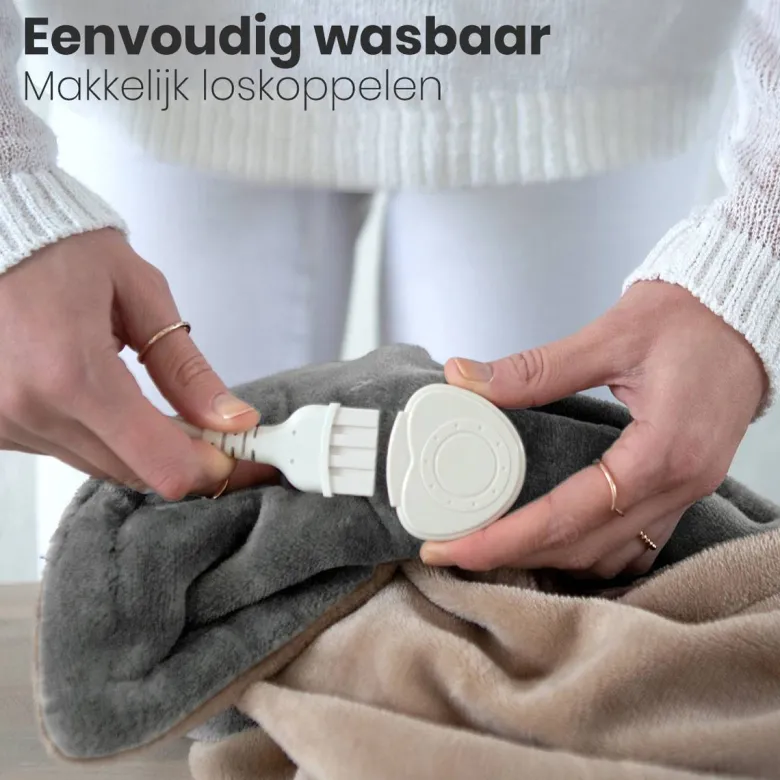 Auronic 2-Persoons elektrische deken - Grey