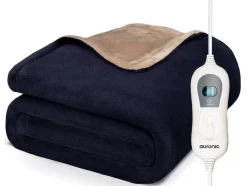 Auronic 2-Persoons elektrische deken - Night Blue