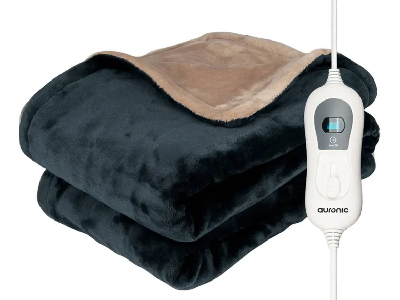 Auronic 2-persoons elektrische deken - Anthracite