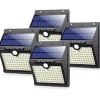 Auronic Solar wandlamp met bewegingssensor - Set van 4