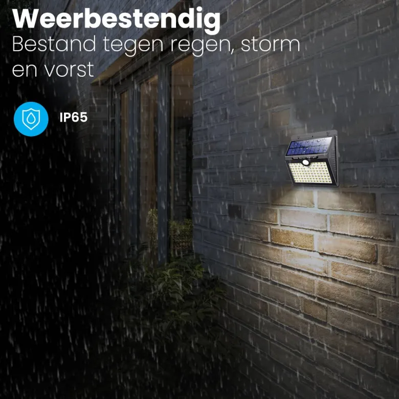 Auronic Solar wandlamp met bewegingssensor - Set van 4