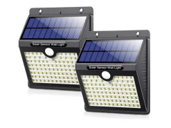 Auronic Solar wandlamp met bewegingssensor - Set van 2