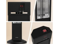 Auronic staande infrarood terrasverwarmer - 2000 watt