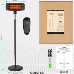 Auronic terrasverwarmer - 2000 watt