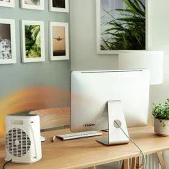 Auronic 2000 watt digitale ventilatorkachel - White