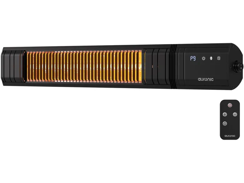 Auronic 2500 watt infrarood terrasverwarmer - Black