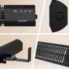 Auronic 2000 watt infrarood terrasverwarmer - Black