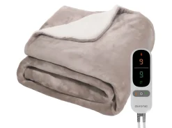 Auronic 180 x 130 cm elektrische deken - Taupe