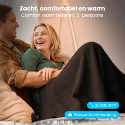 Auronic 200 x 180 cm elektrische deken - Brown