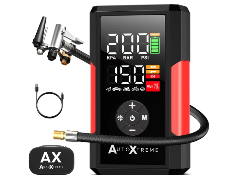AutoXtreme Air-200 luchtcompressor met elektrische fietspomp