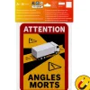 AutoXtreme Angles Morts Vrachtwagen magneetmarkering - Set van 3