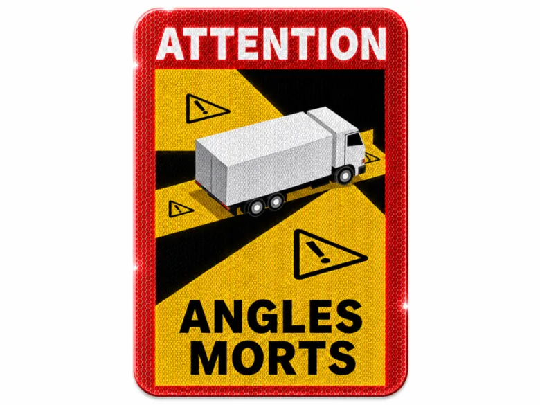 AutoXtreme Angles Morts vrachtwagen sticker