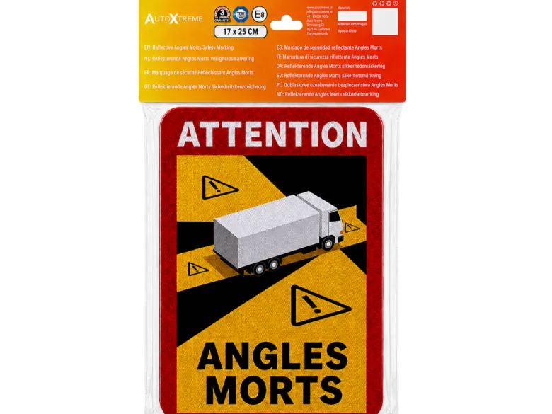 AutoXtreme Angles Morts vrachtwagen sticker
