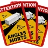 AutoXtreme Angles Morts vrachtwagen sticker - Set van 3