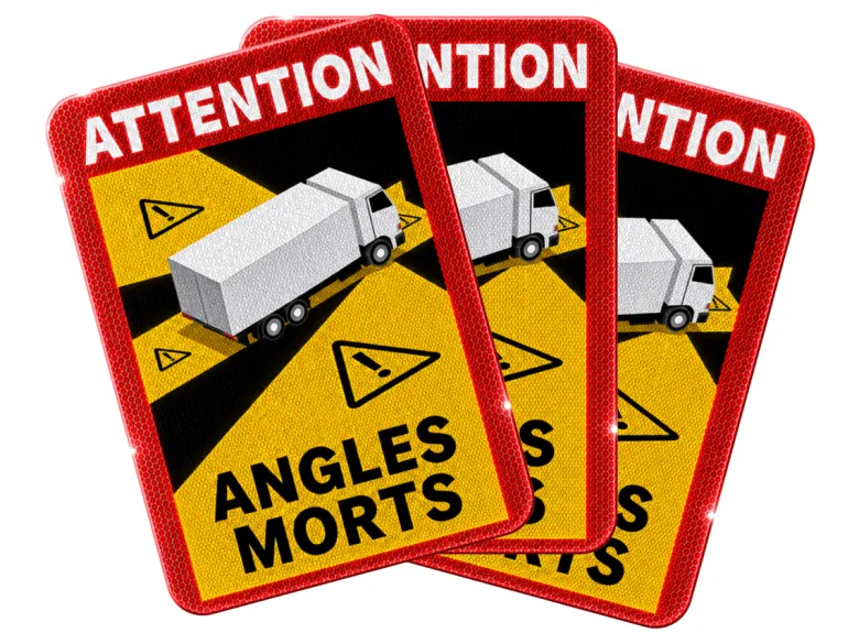 AutoXtreme Angles Morts vrachtwagen sticker - Set van 3