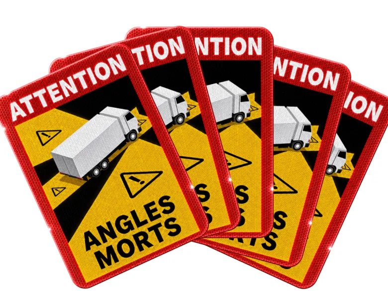 AutoXtreme Angles Morts Vrachtwagen sticker - Set van 5