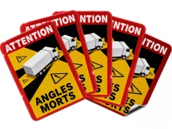 AutoXtreme Angles Morts Vrachtwagen magneetmarkering - Set van 5