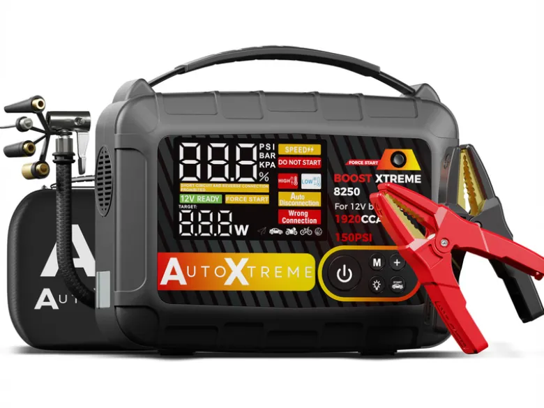 AutoXtreme Boost Xtreme Jumpstarter met compressor - 1920CCA