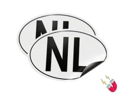 AutoXtreme Landcode NL mageneet sticker - Set van 2