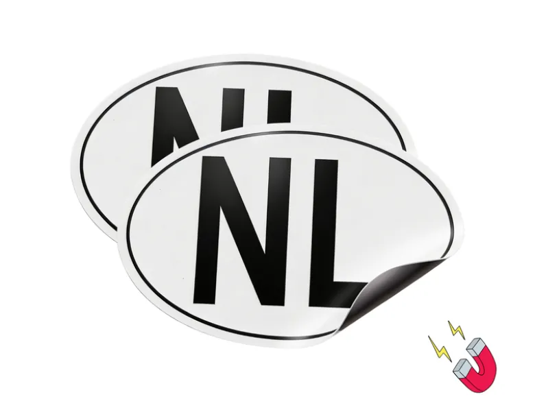 AutoXtreme Landcode NL mageneet sticker - Set van 2