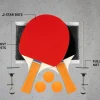 Avento 6-delige tafeltennisset