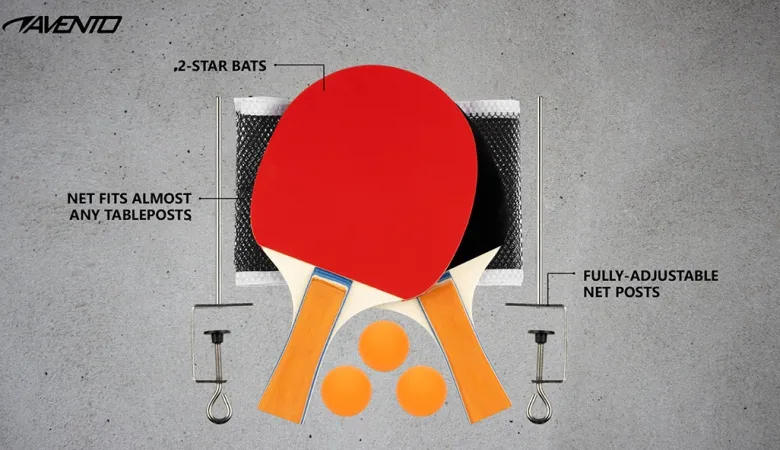 Avento 6-delige tafeltennisset