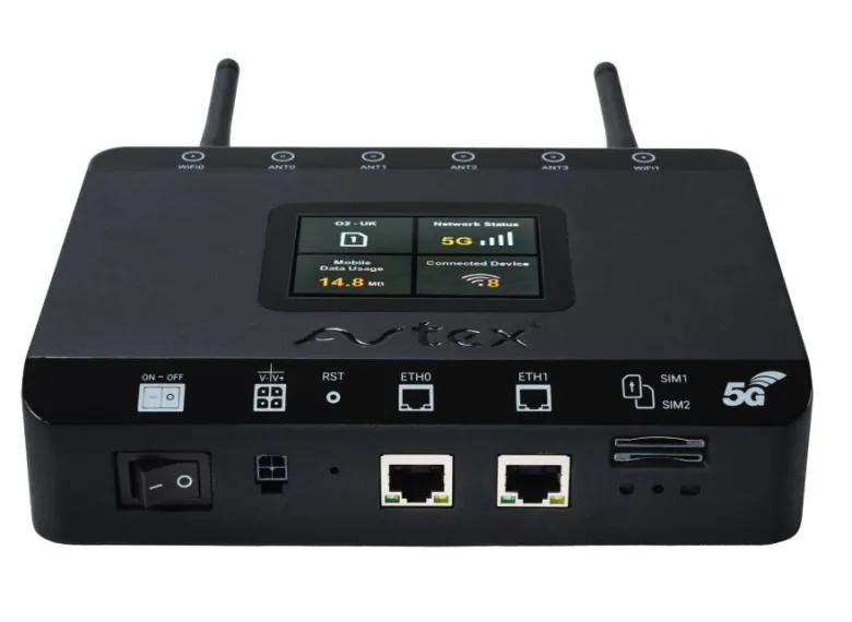 Avtex AMR-105X 5G dual sim router met 5G antenne - White