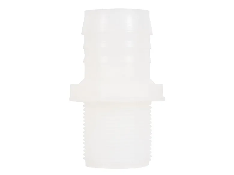 Badé 1 1/4" buitendraad x 40 mm rechte slangtule