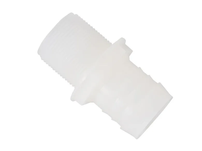 Badé 1 1/4" buitendraad x 40 mm rechte slangtule