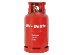 Badé 27 liter stalen staande LPG tank