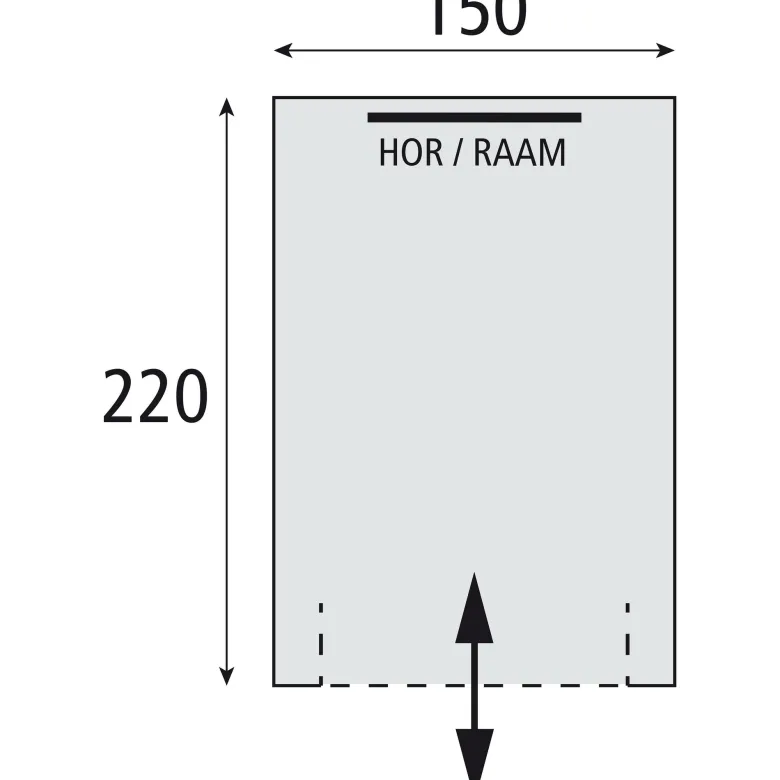 Bardani Faro schuurtent - Grey