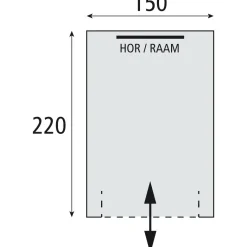 Bardani Faro schuurtent - Grey