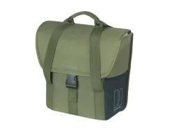 Basil Go enkele fietstas 16 Liter - Dark Green