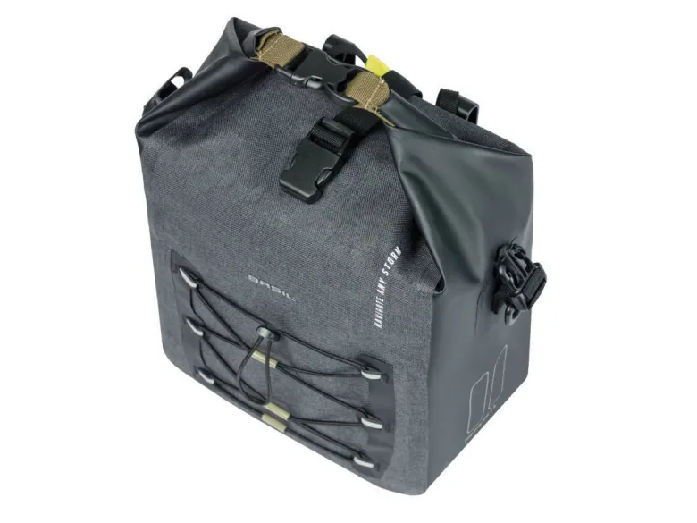 Basil Navigator Storm Single Pannier fietstas - Black