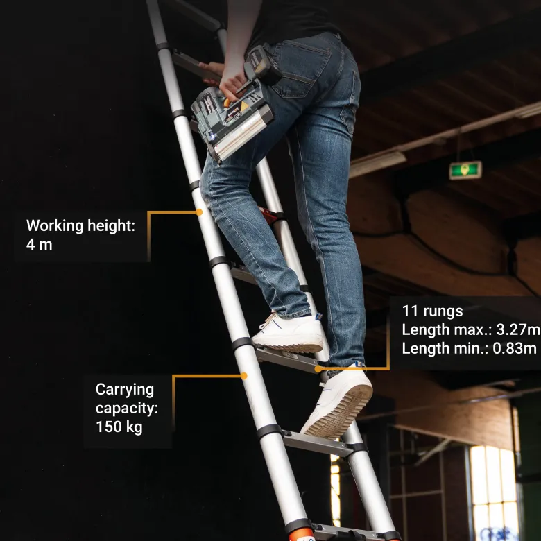 Batavia telescoopladder - 3,27 meter