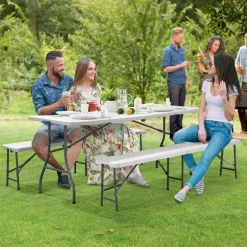 Bayreuth 3-delige inklapbare biertafelset