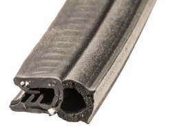 BBA klemprofiel met afdichtingsrubber aan bovenzijde - 1-3 mm