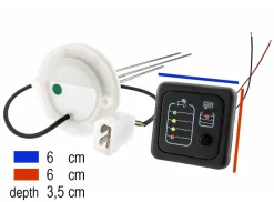 BBA LED schoon- en vuilwatertankmeter