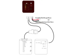BBA LED schoon- en vuilwatertankmeter