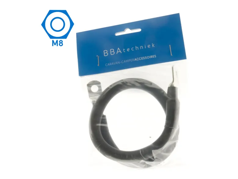 BBA 50 mm² accu kabel flexibel - black & 0,5 meter