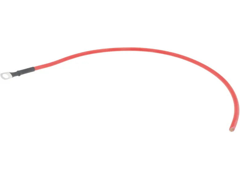 BBA 10 mm 50 cm accukabel - red