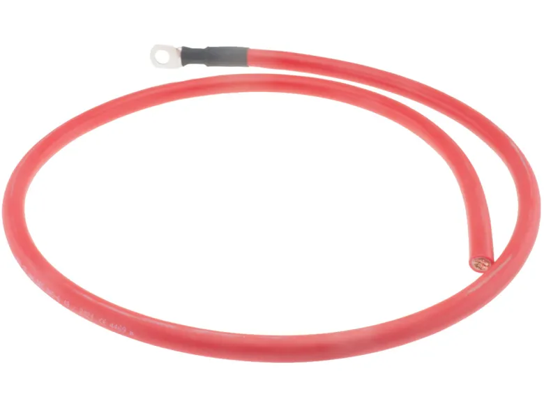 BBA 25 mm 100 cm accukabel - red