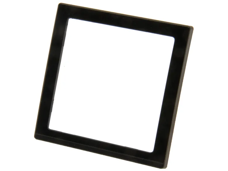 BBA 1-vaks stopcontact afdekraam - black