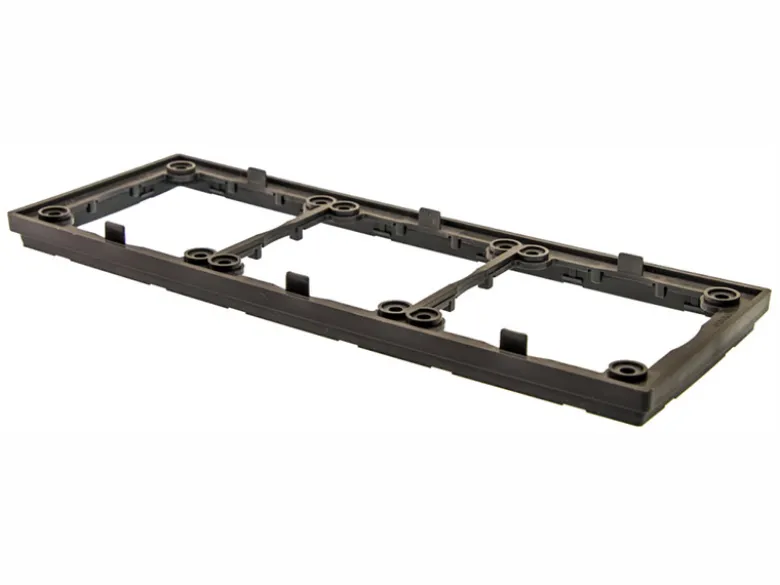 BBA 3-vaks stopcontact afstandsraam - grey