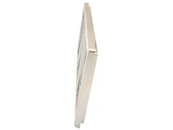 BBA 3-vak stopcontact afdekraam - silver