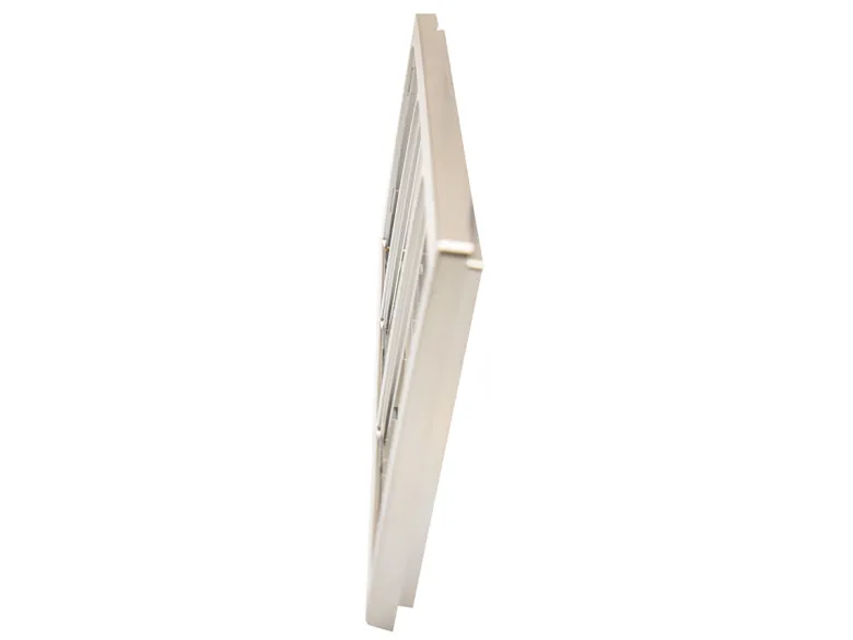 BBA 3-vak stopcontact afdekraam - silver