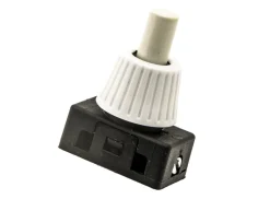 BBA 12V Drukschakelaar met wartel - black/white